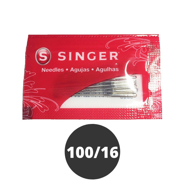 Aguja 100/16 Singer para Maquina Familiar por 10 Unidades Mercería 6